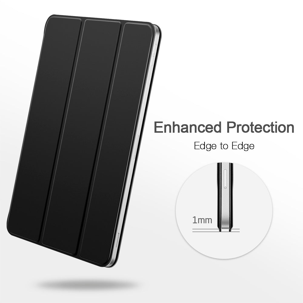 Boîtier magnétique intelligent pour IPad Pro 11 Couverture Trifold Stand Magnet Case Magnetic Attachment Ru
