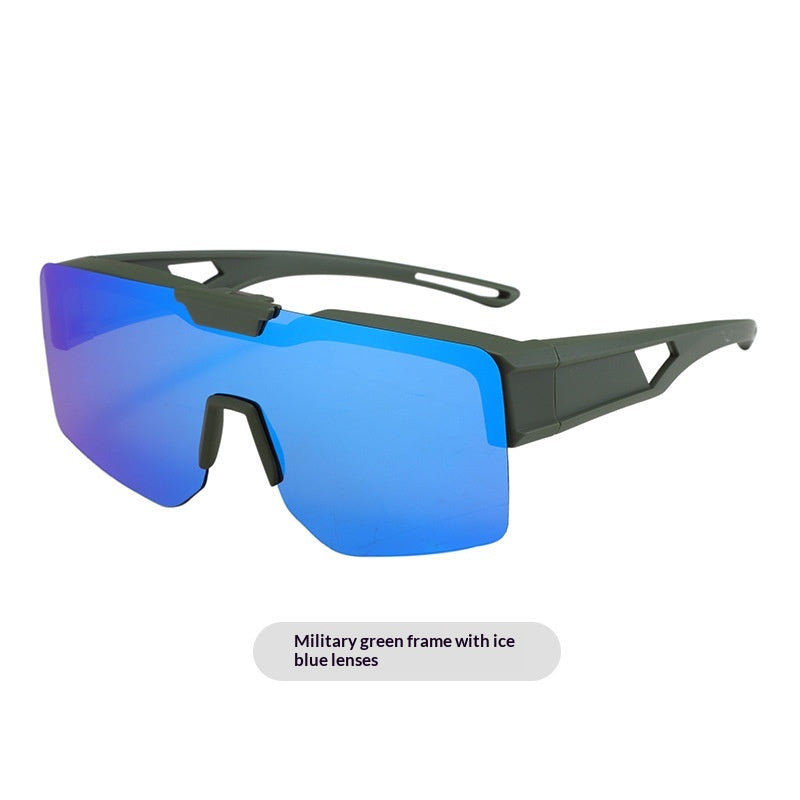 Lunettes de soleil polarisées à clip-on changeantes de couleur
