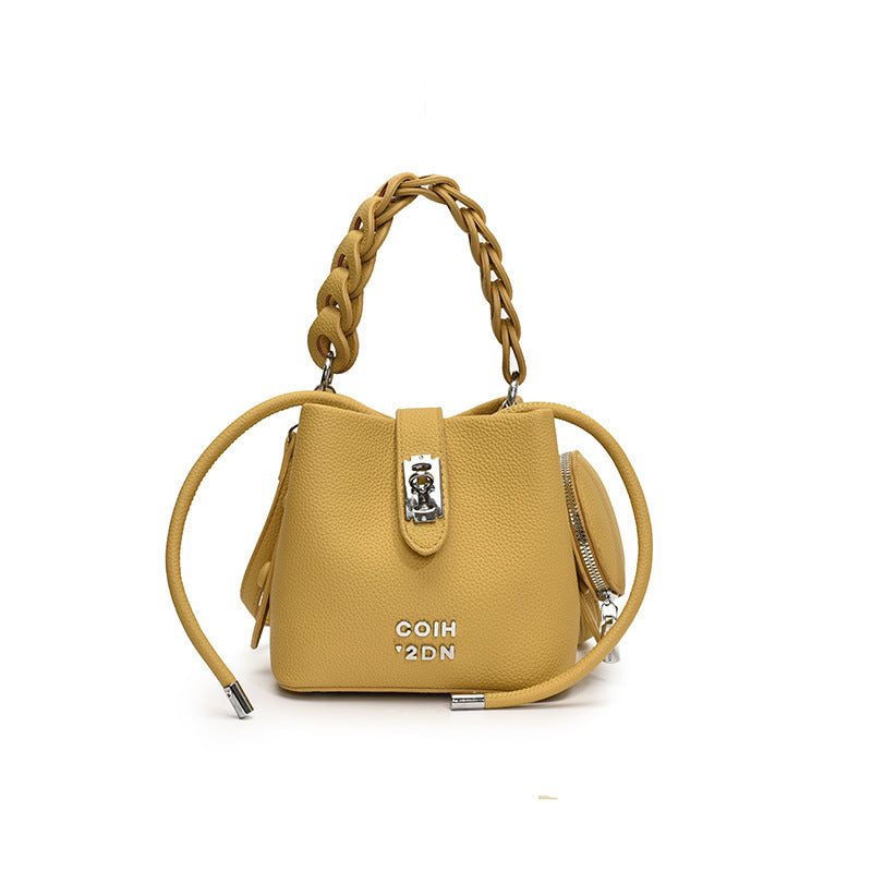 Épaule et sac croisé en cuir doux