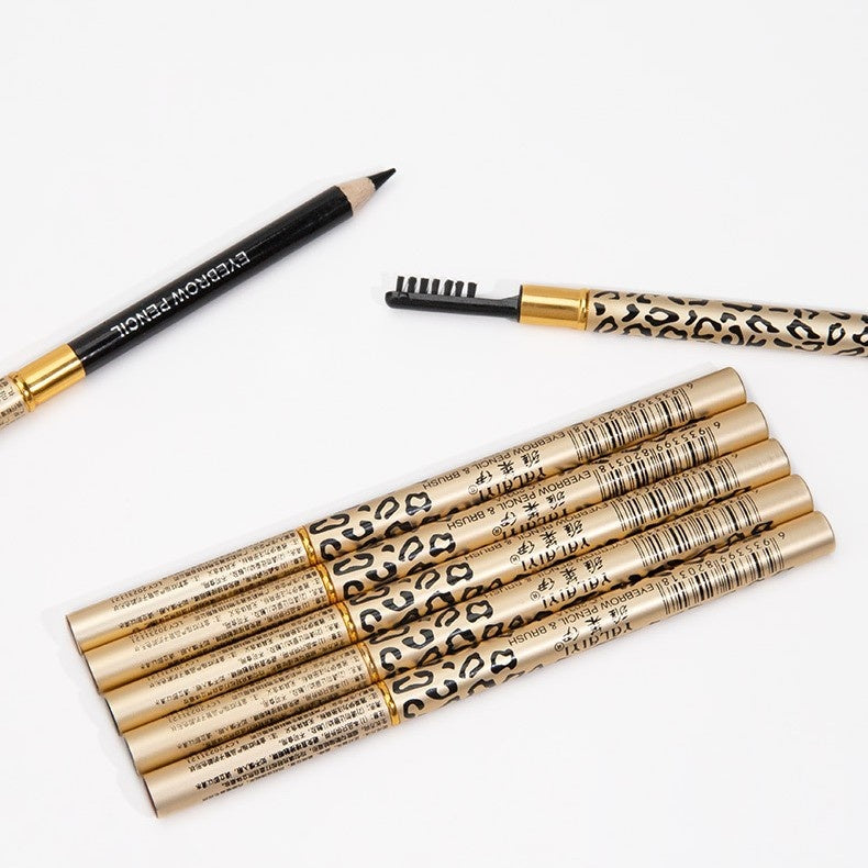 Crayon de sourcils Yalaiyi Leopard imprimé Crayon de sourcils Kuaishou et Douyin Diffusion en direct Sel