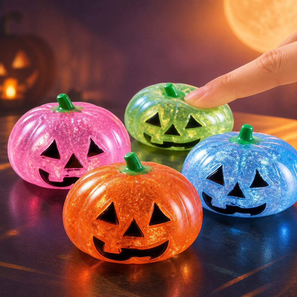 Cadeau d'Halloween Scary Dumpling Squeeze Jouet avec Bounceback