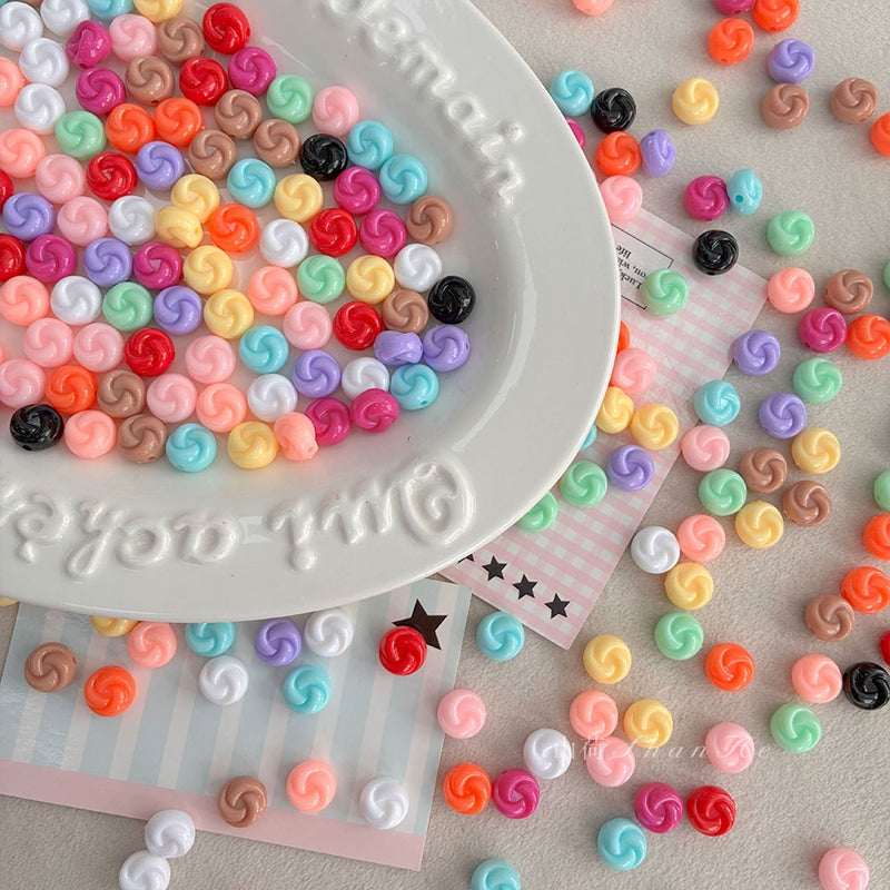 Perles pivotantes en couleur solide PS