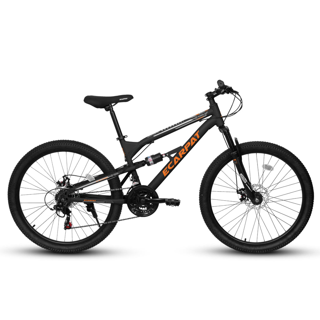 A26207 26 pouces Cadre en acier Shock Fork Plus Shock Absorber 21 vitesses Unisex Mountain Bike