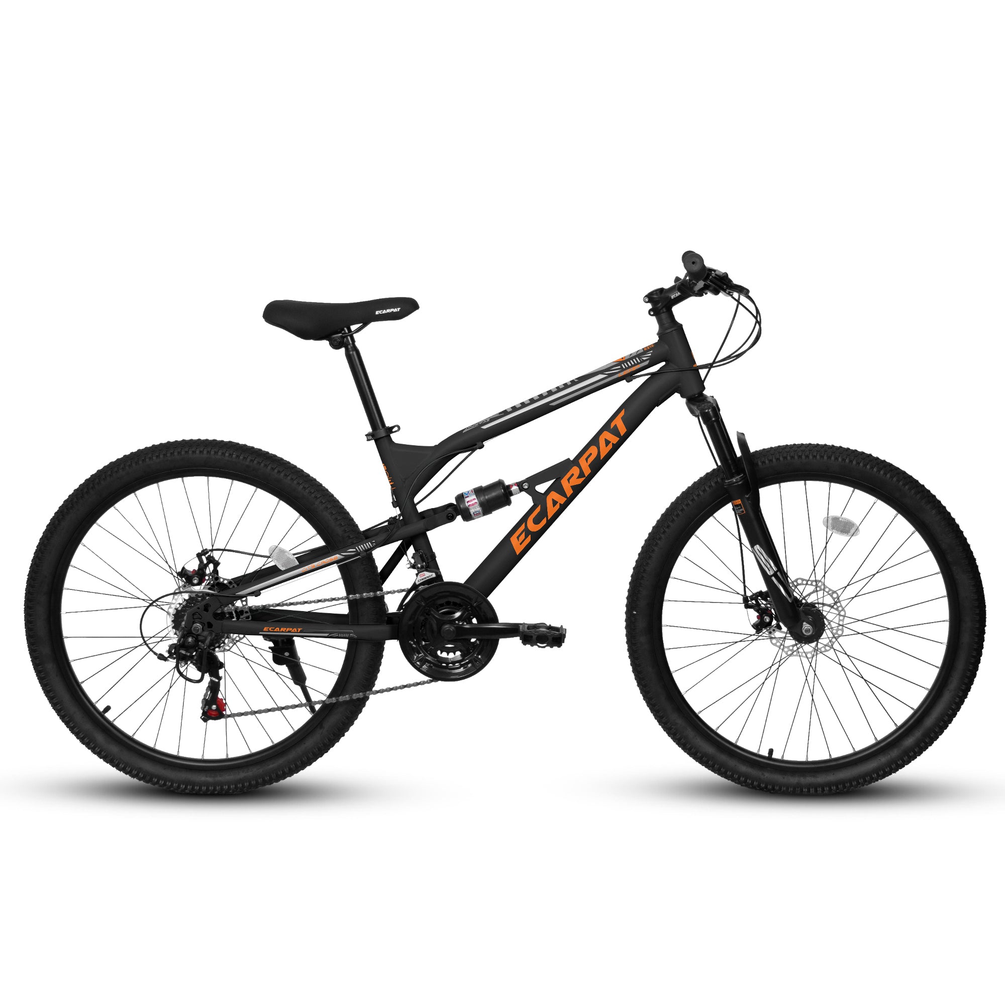 A26207 26 pouces Cadre en acier Shock Fork Plus Shock Absorber 21 vitesses Unisex Mountain Bike