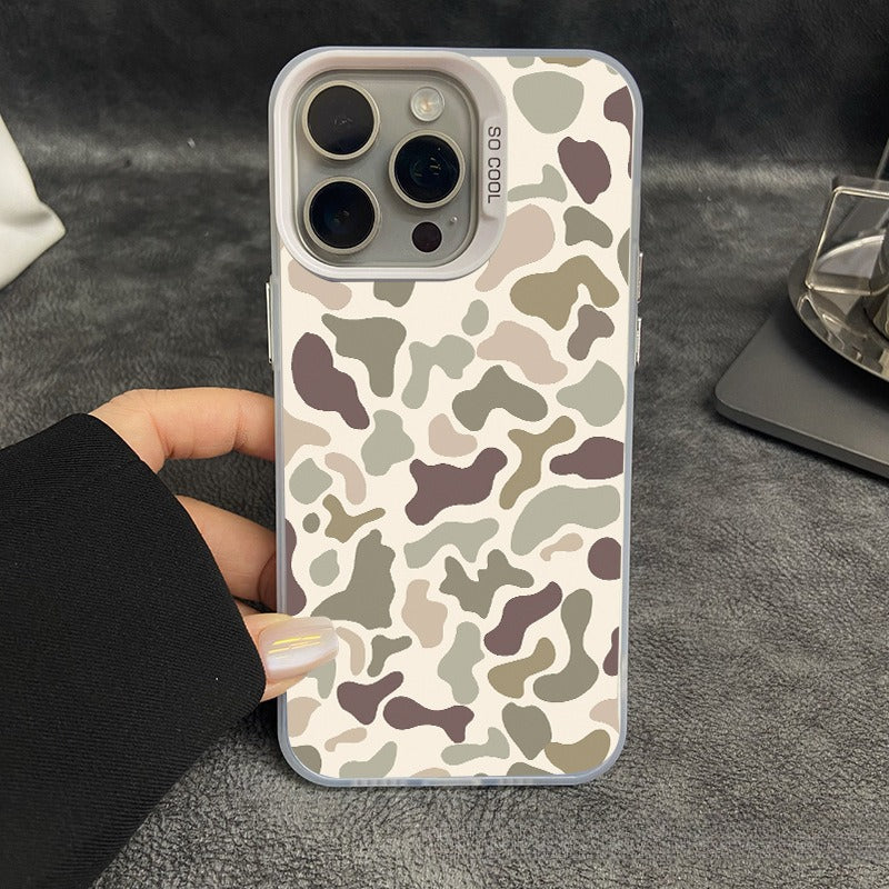 Vintage Leopard Imprimé Creative Frost Mobile Phone Protection Case
