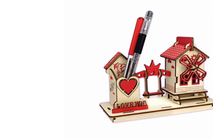 Modèle de porte stylo bricolage créatif