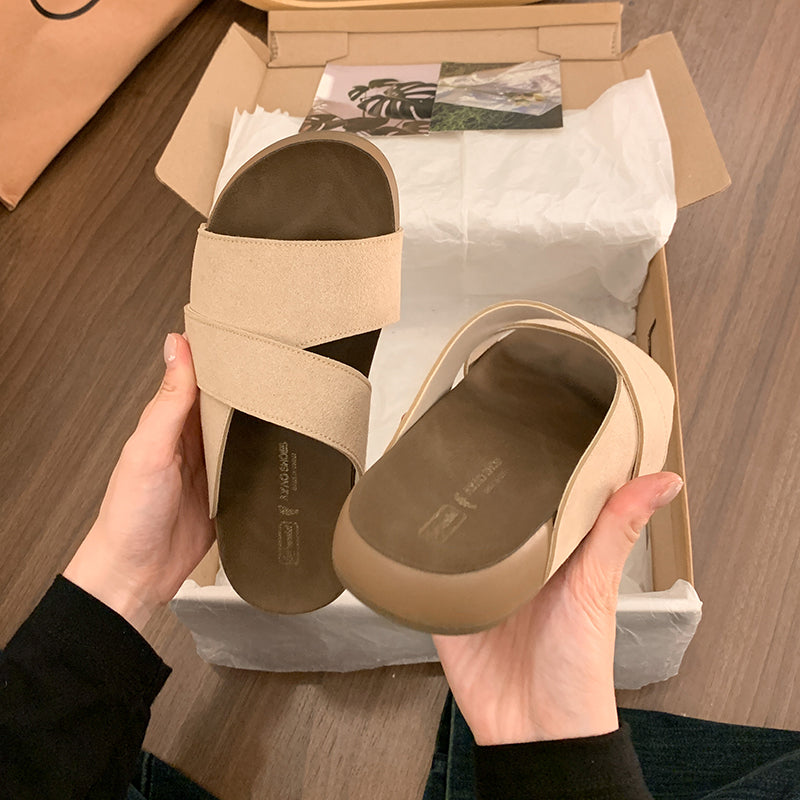 Diapositives de plate-forme de style Birken pour femmes