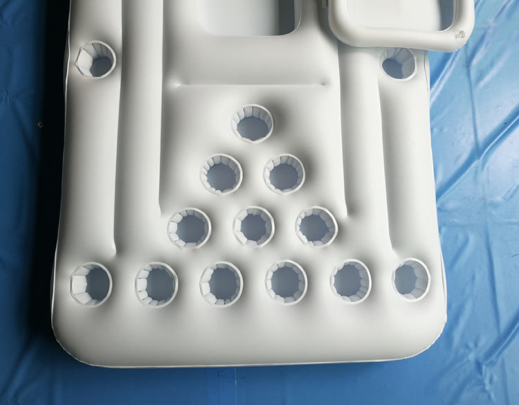 Bouée gonflable de beer Pong. Matelas gonflable Bière Pong piscine. jeu de boisson gonflable