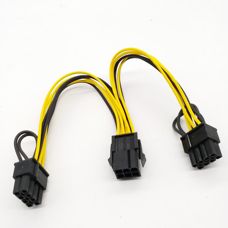 6P to Dual 8P Graphics Power Cable 6P to 62 Graphics Power Cable