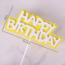 Bon anniversaire Cake décoration carte couleur EVA double couche
