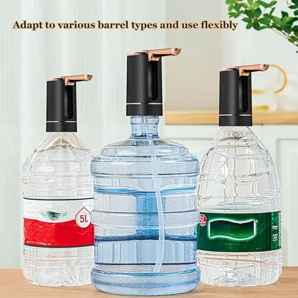 Pompe à bouteille d'eau électrique Pompe à distributeur d'eau pliable automatique pour 1-5 Gallon avec Dos