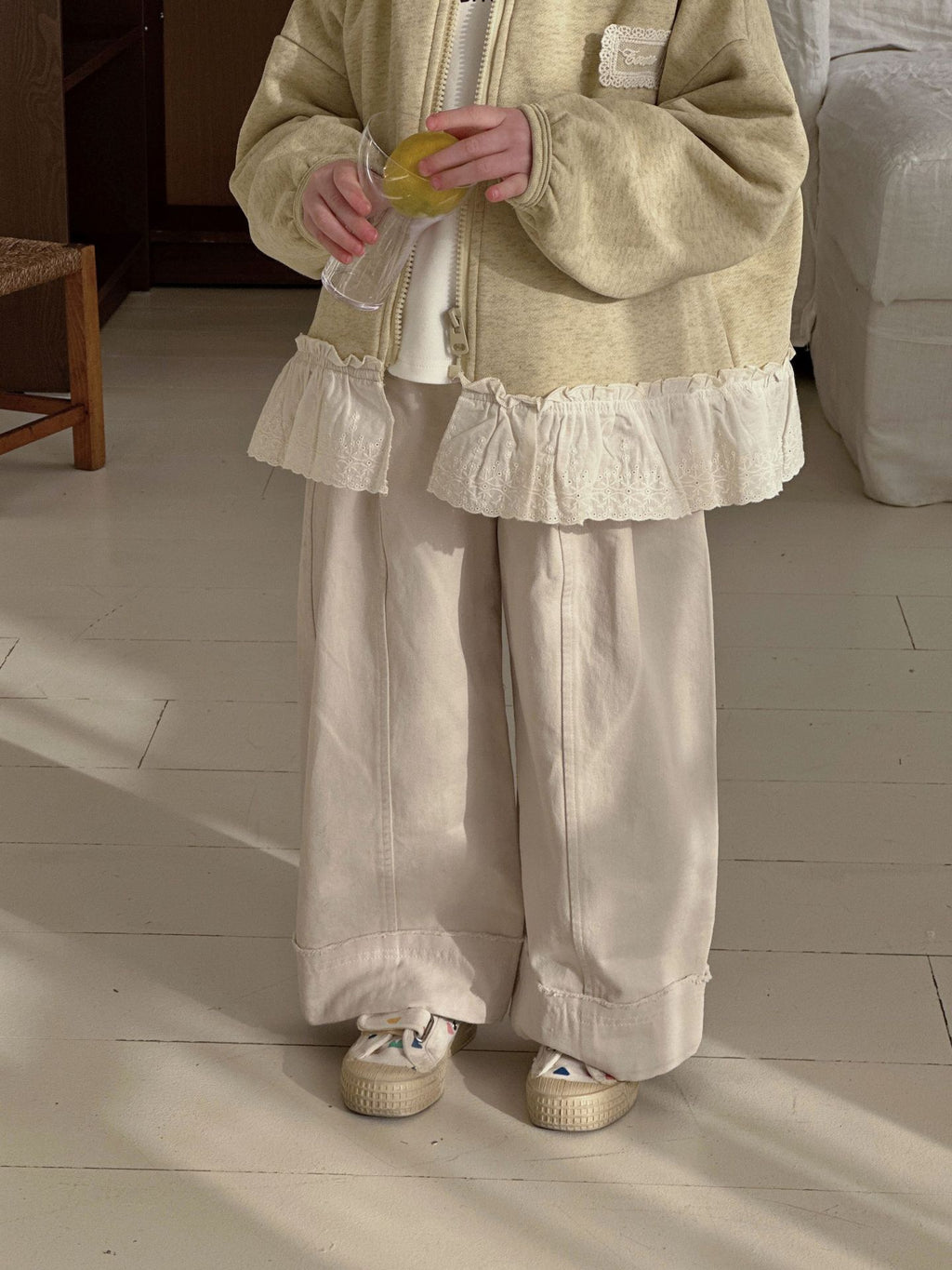 Pantalons à jambes droites de curling