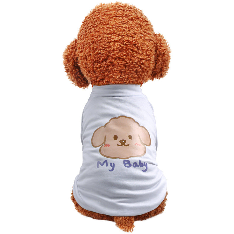 Pet transparent imperméable Rainbow Poncho