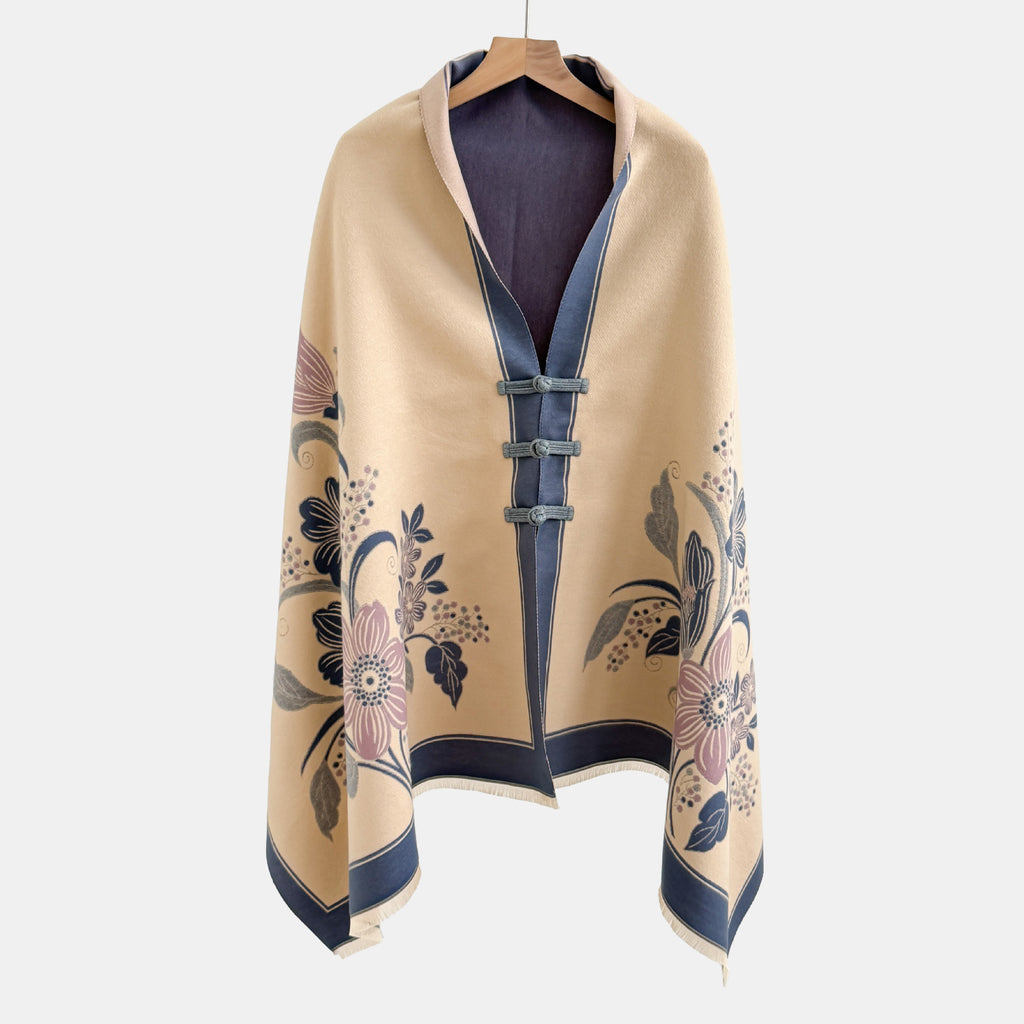 Vêtements de dessus de noeud vintage Jacquard Châl