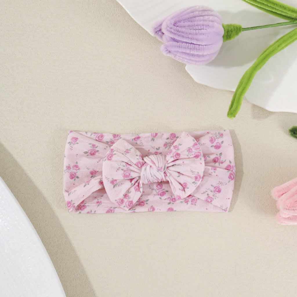 Enfants Mignon Bow-Knot élastique bande tête large