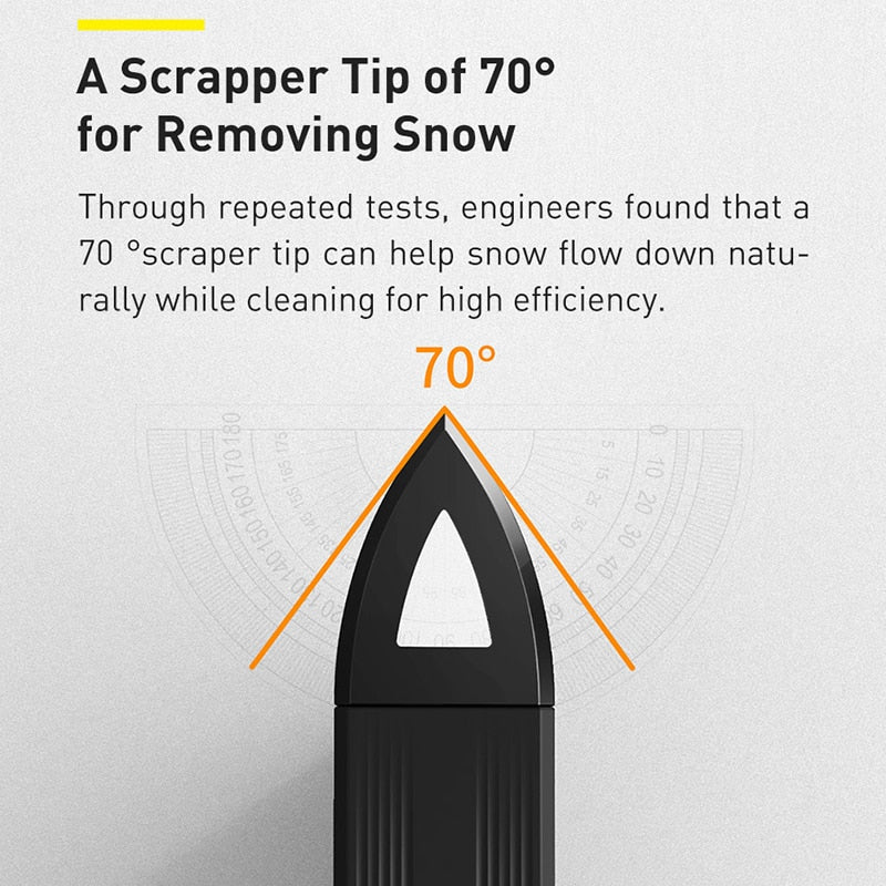 Fournitures d'outils de dégivrage de racleur à neige en verre de voiture multifonctions