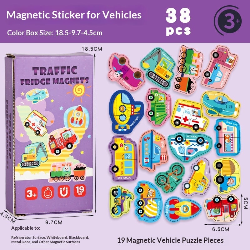 Jouet de puzzle magnétique pour la petite enfance