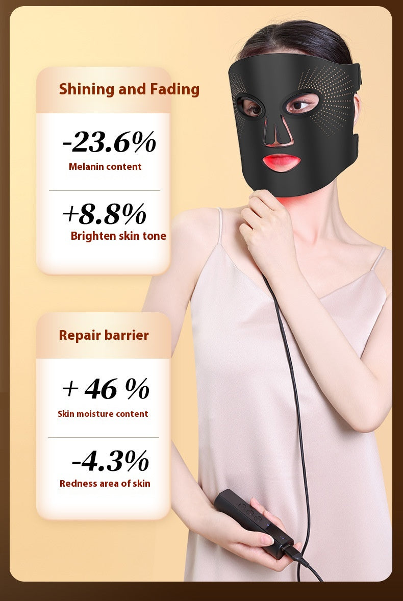 Modèle français Silicone Photon Masque Instrument LED lampe