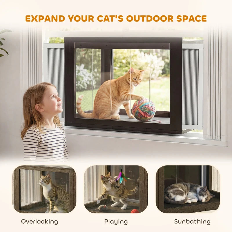 Catio Enclosure extérieure de chat25-41Maison extérieure de chat pour bain de soleil