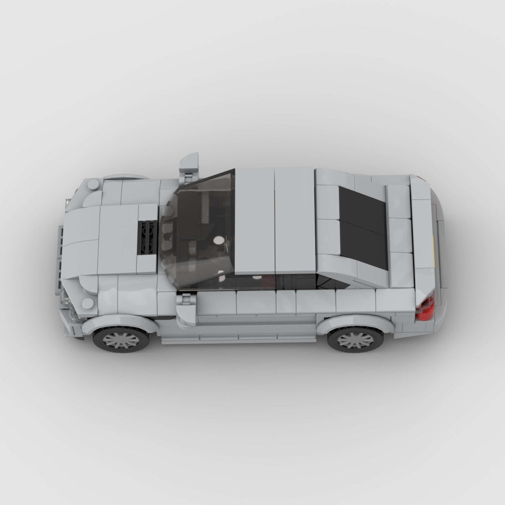 342PCS Silver Inspired Sports Auto Building Blocs