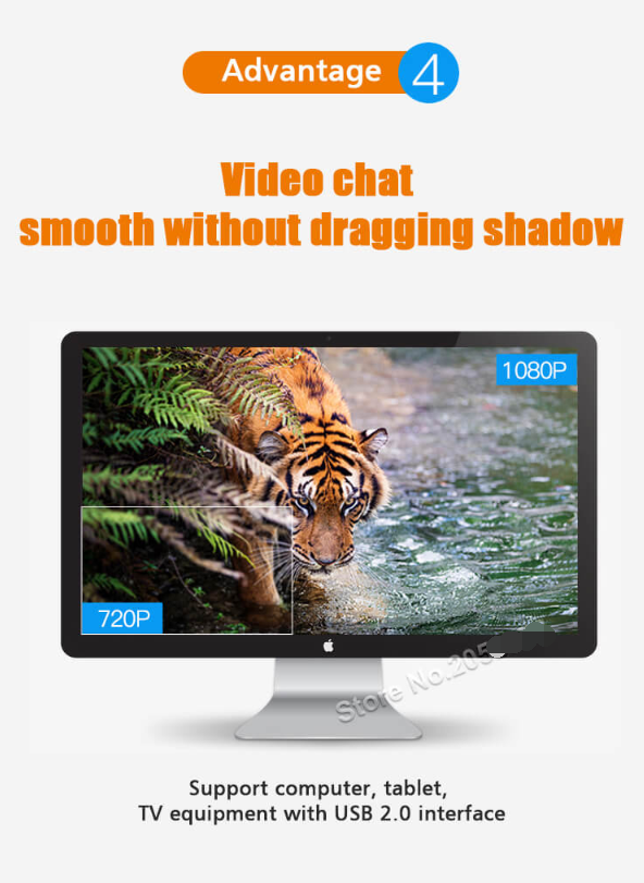 Caméra HDWeb avec Microphone HD intégré