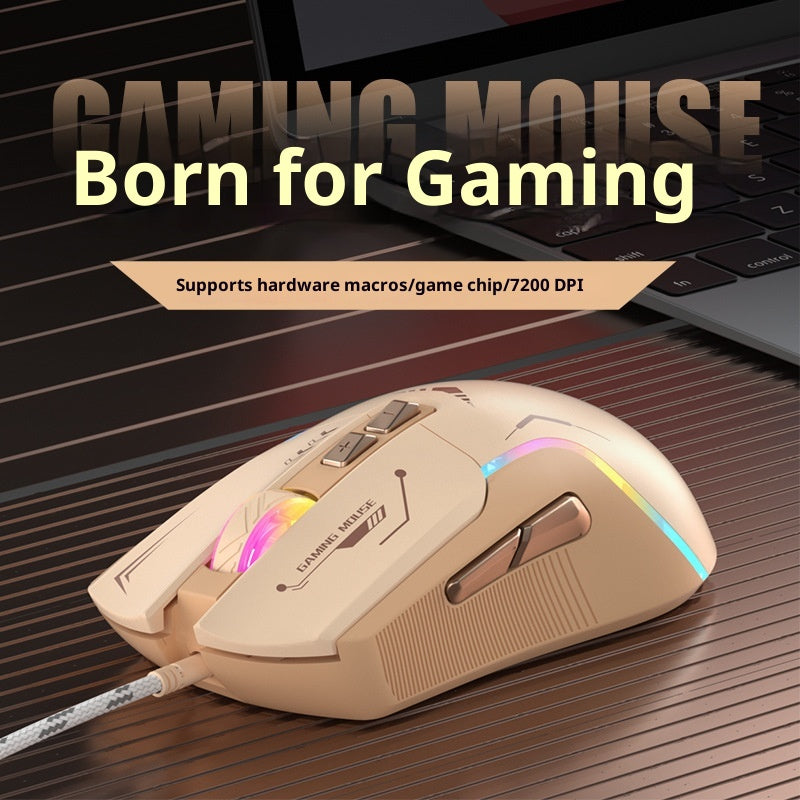 Gaming E-sports Maison Souris filaire universelle