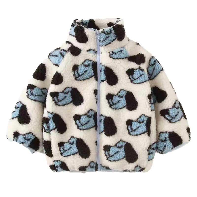 Veste en polaire épaissée fille pour enfants