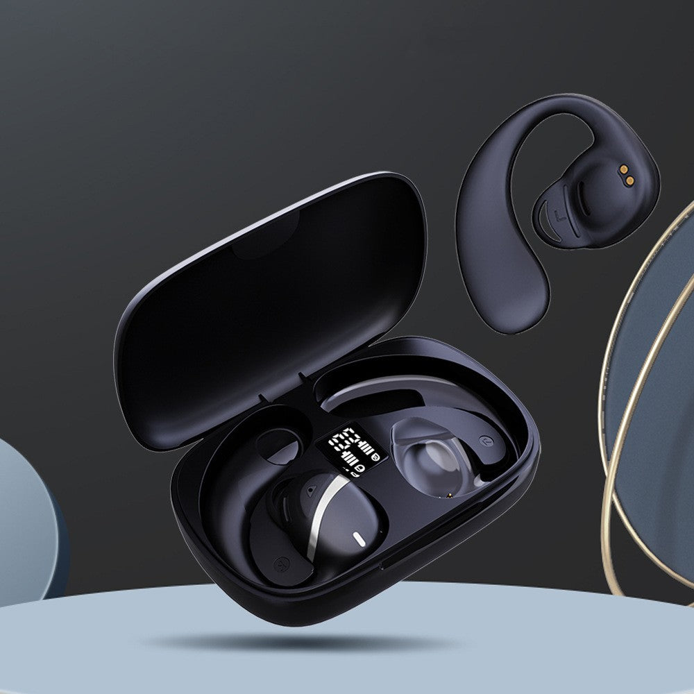 True Wireless Bone Conduction Ear Clip Earbuds Ultra-Long Battery Life