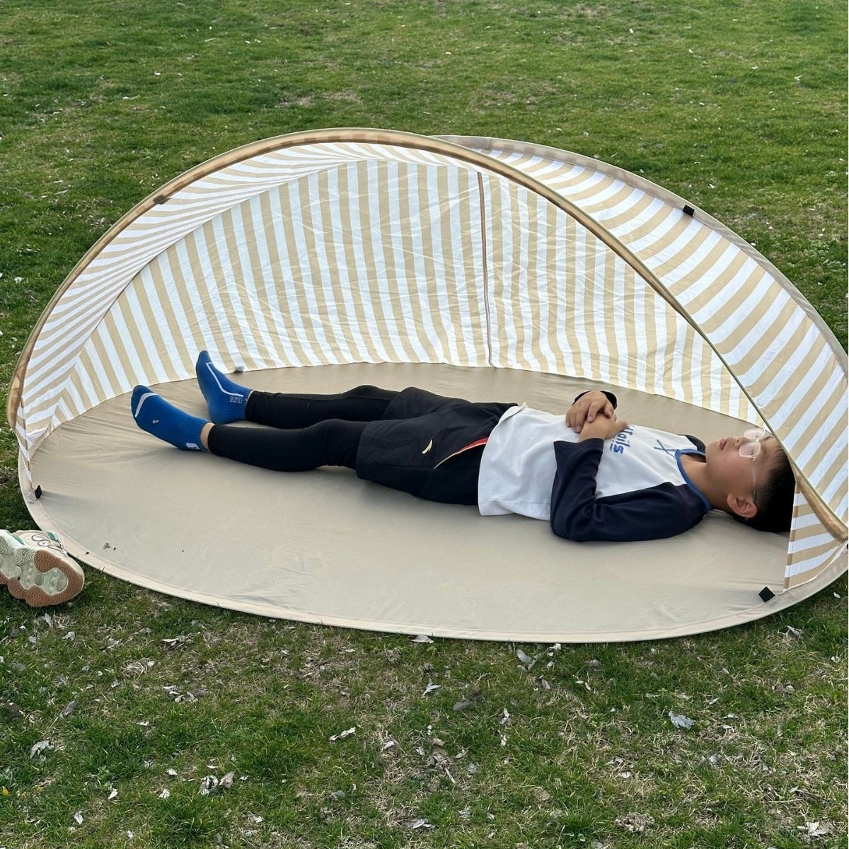 Tente de plage légère sans assemblage pour usage extérieur