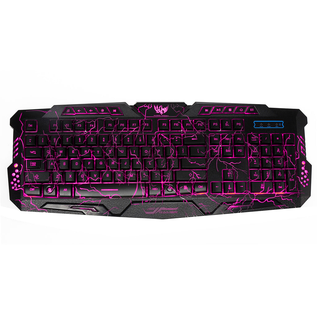 Clavier crack de jeu rétroéclairé