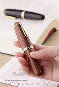 Stylo d'encre de bois massif fine pointe mignon Chubby Stylo court