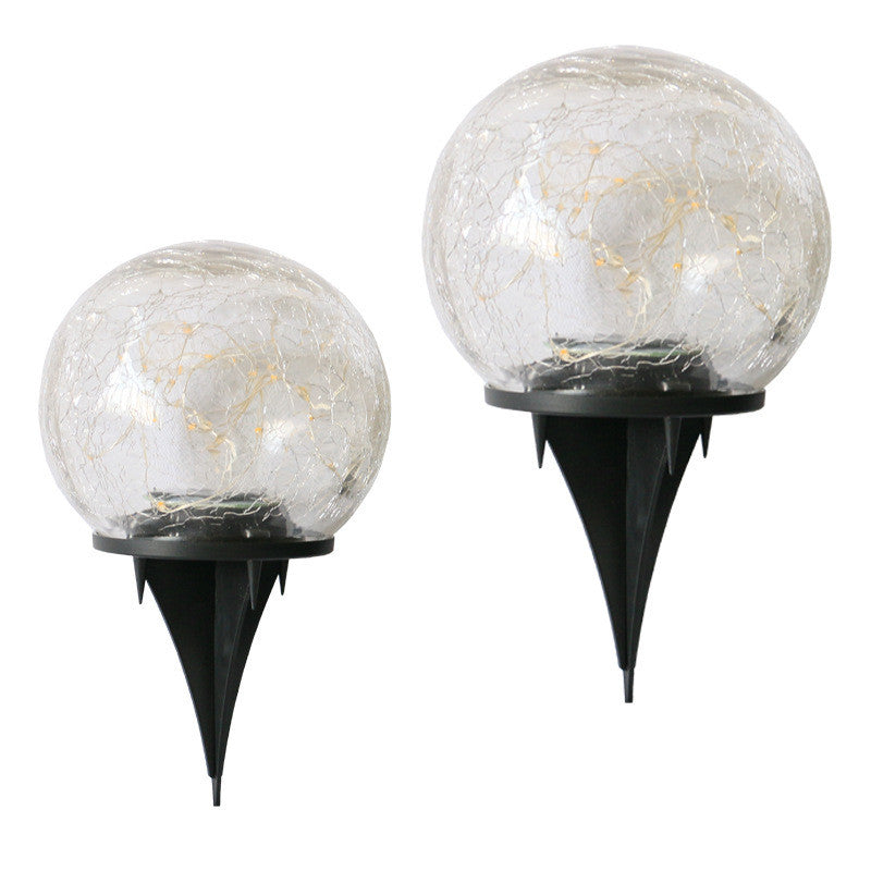 Lampe à bille en verre solaire