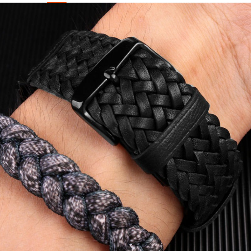 Couleur solide pour bracelet de montre tissé