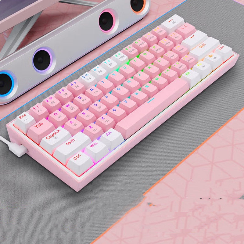 Red Dragon Mechanical Keyboard Hot Swap Axis RGB Three Mode