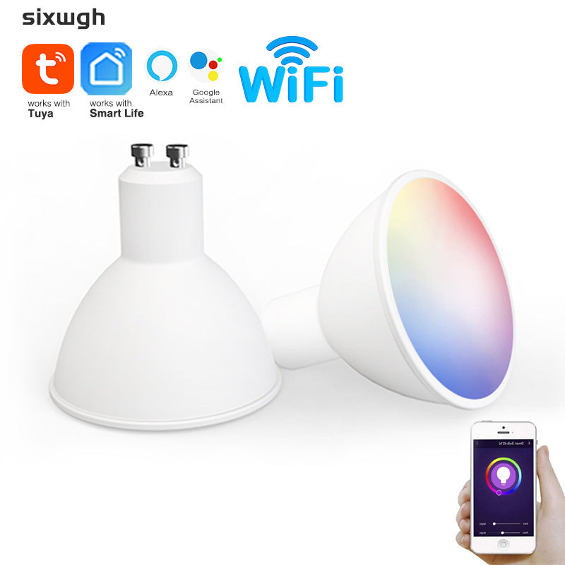 Led Light Source RGBCCT 5W Smart Small Spotlight GU10 Voice Control