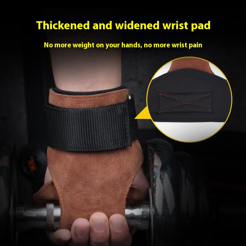Sports Haltérophilie Protecteur de main Velcro Gants réglables Non-dérapant résistant à l'usure