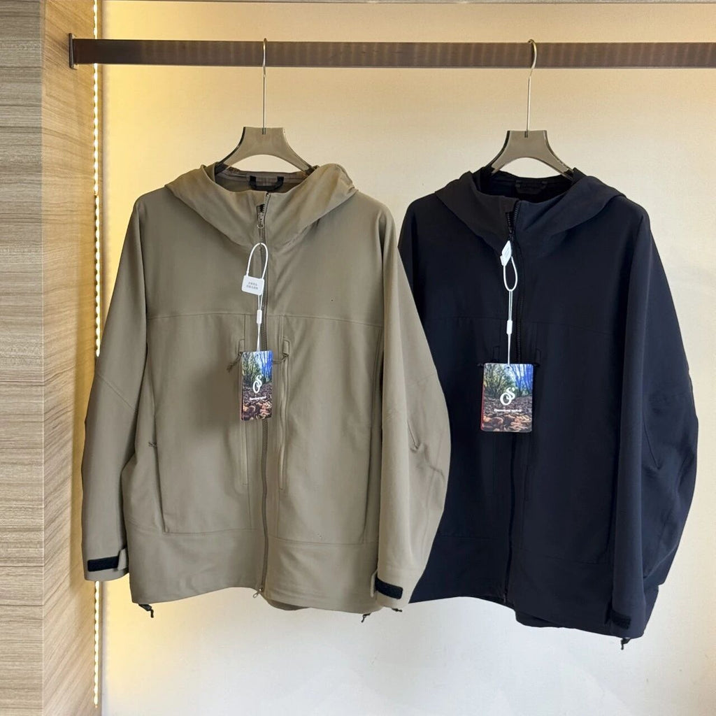 Veste à capuche en coque souple pour hommes