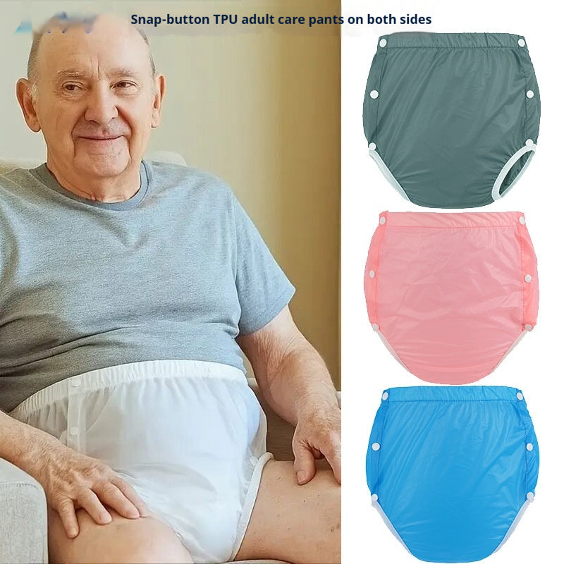 Pantalon imperméable à double bouton Snap côté TPU