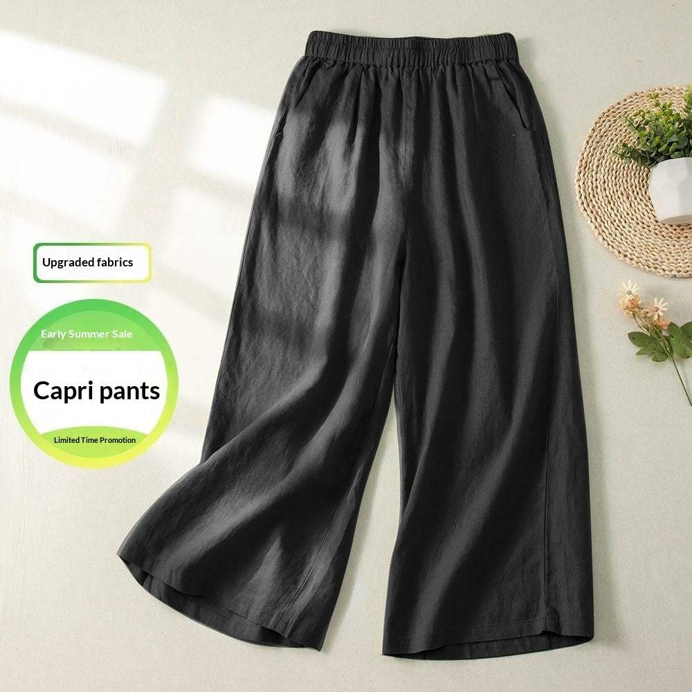 Pantalons à manches longues en coton liné à manches longues pour femmes