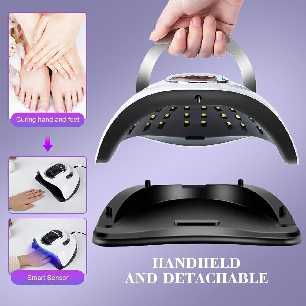 280W UV Lampe à ongles outil 66LED professionnel sécheur polonais Gel lumières acryliques