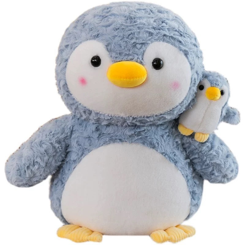Mère et enfant Penguin peluche jouet filles tissu doux poupée