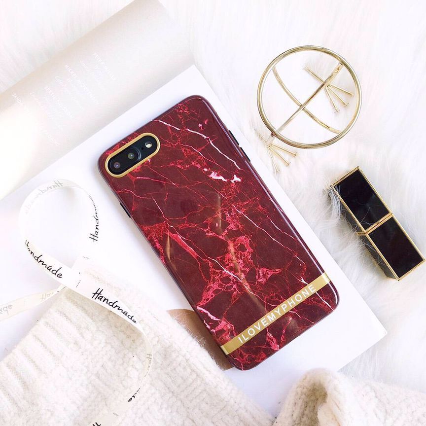 Étui de téléphone en marbre