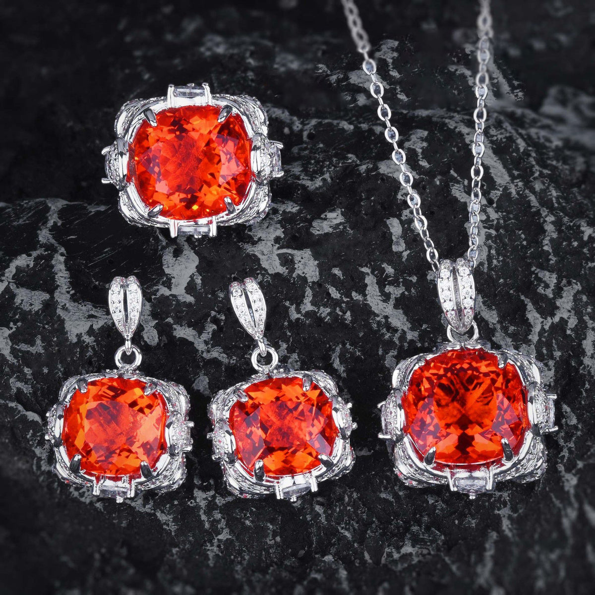 Collier et boucles d'oreilles créatifs pour femmes