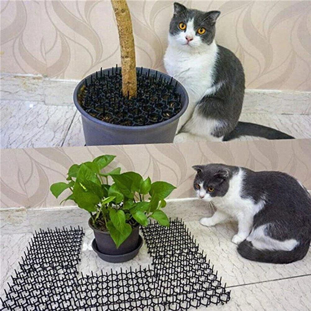 6x Cat Scat Mat Spike Chien Anti-Cat Peste Déterrent Obscurcisseur animal Uk
