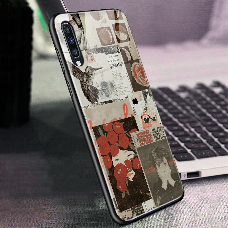 Cas de téléphone mobile d'illustration nostalgique anti-drop