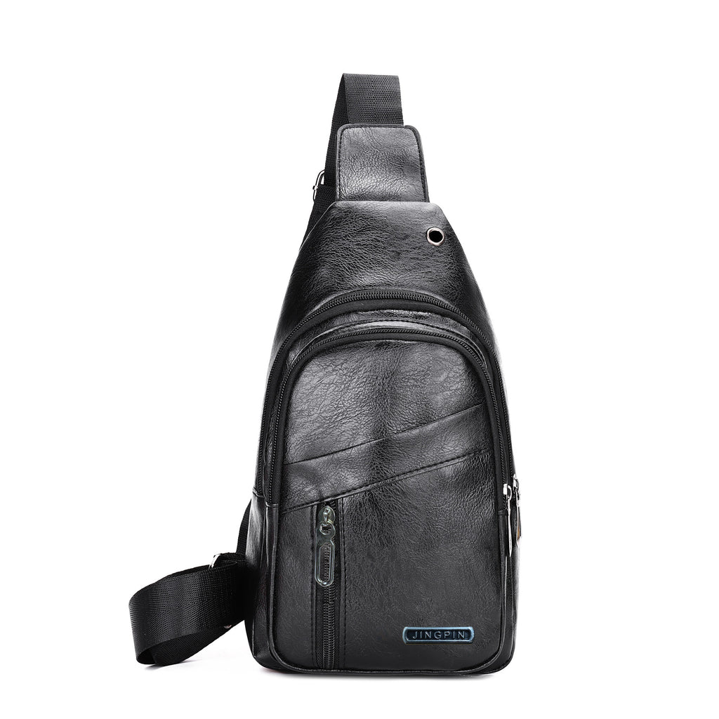 Sac à bandoulière multicouches de grande capacité étanche pour homme