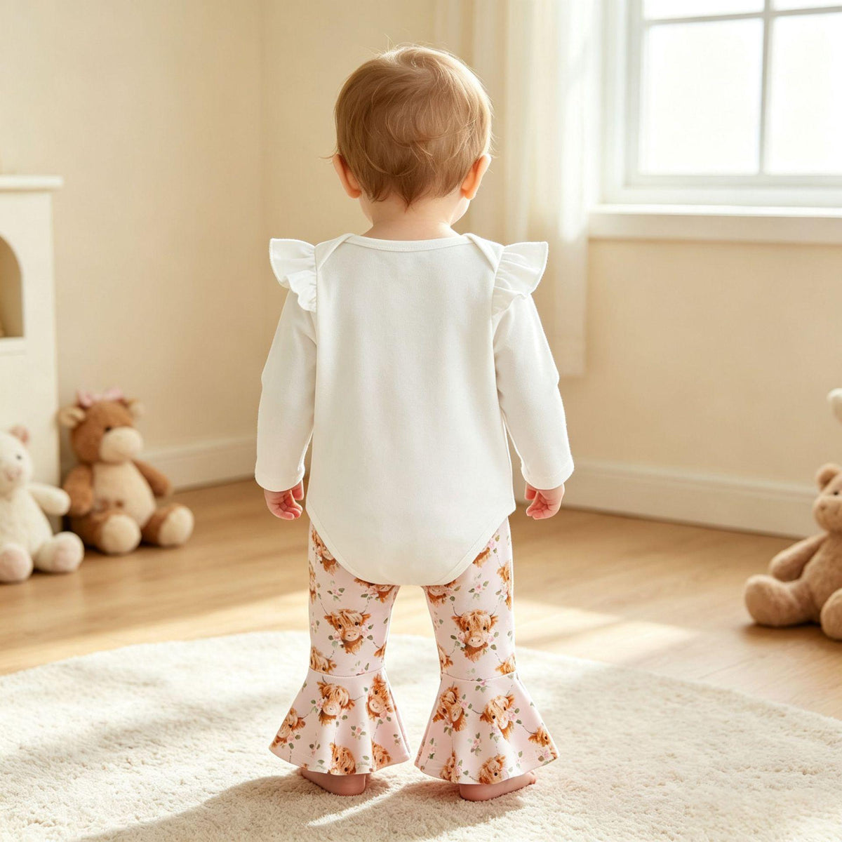 Ensemble de pulls pour sweat-shirt en col rond pour enfants