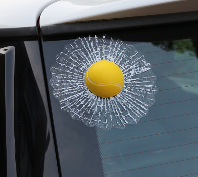 3D stéréo football basketball tennis baseball tennis fou voiture verre véhicule automobile Supplie