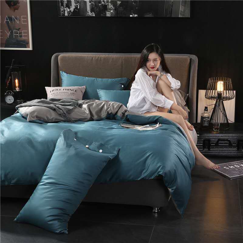 Tout le coton 60 satin quatre pièces de coton à longue tige