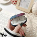 Gradient Rainbow Hard Shell Solid Color Earphone Protection Case
